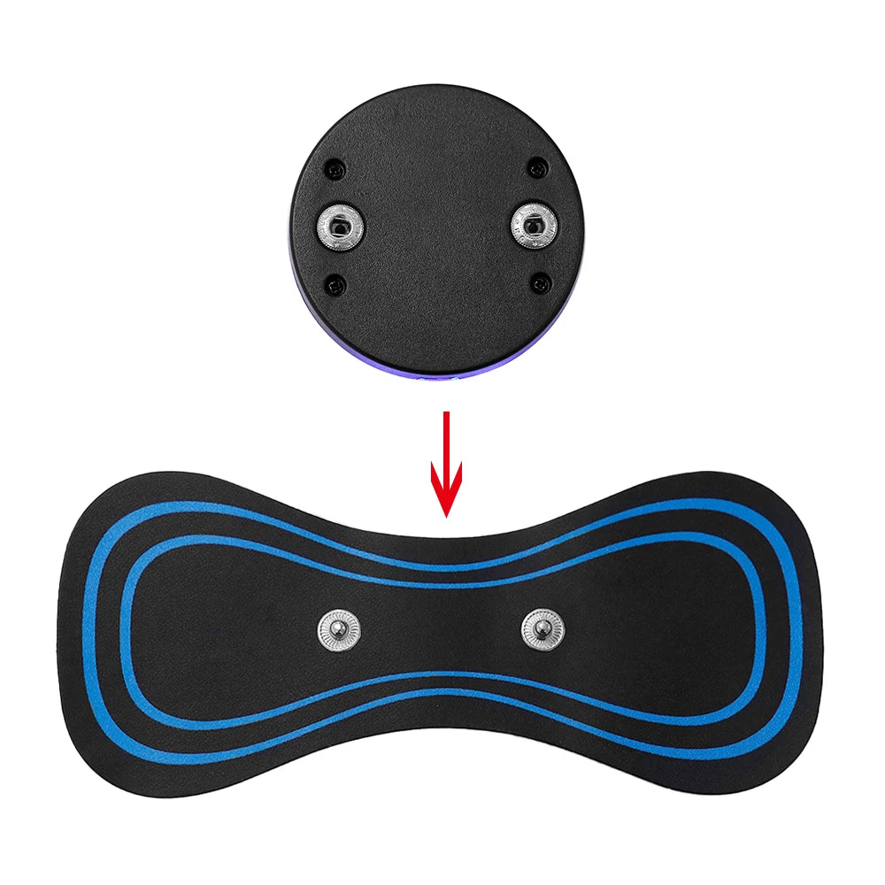 Black and blue board with screws on a white background